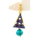 Meenakari Minakari Enamel Jhumka Jhumki Handmade Earring Jewelry Chandelier A131